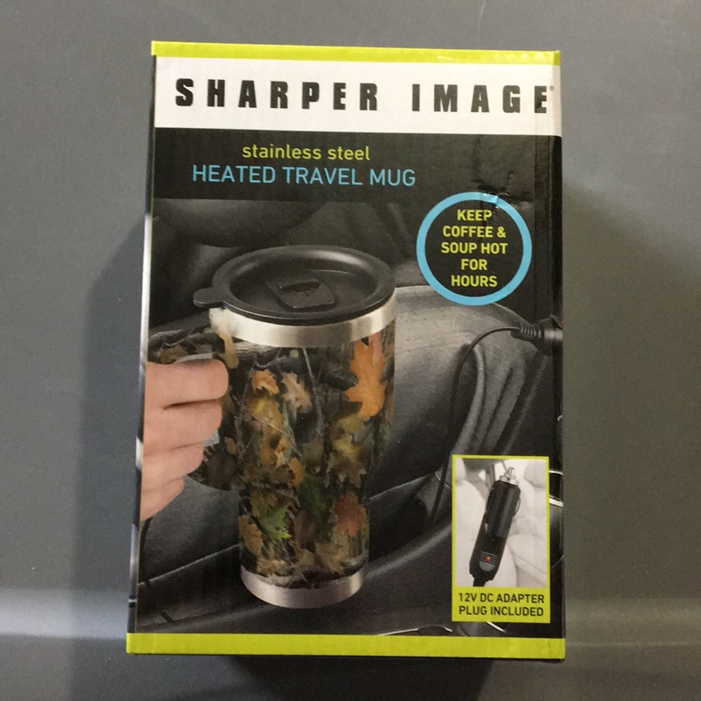 SS heated travel mug